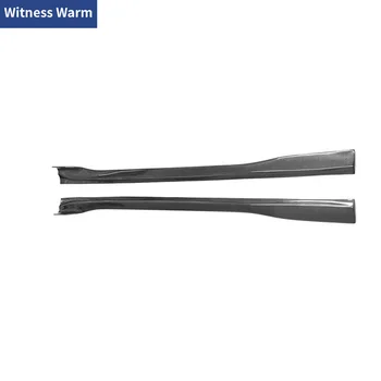 Carbon Fiber / FRP Strane Sukne, Zástery Pery pre Maserati Ghibli 2014-2018 Auto Strane Sukne Rozšírenia Telo Súpravy 3
