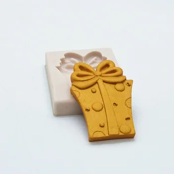 DIY Tortu, Takže Darčeka Silikónové Formy na Čokoládu Pečivo Ručne vyrábané Vianočné Darčeky Fondant Formy na Pečenie Nástroj Príslušenstvo 3