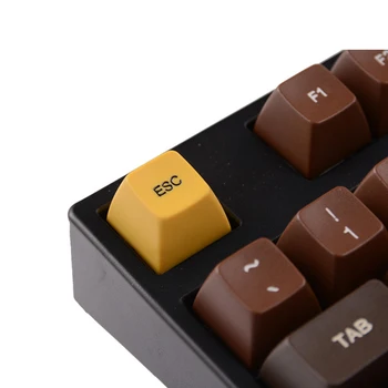 Čokoládová Farba Dizajnu SA Profil Keycaps Pre Cherry Mx Mechanické Prepínanie Herné Klávesnice 122 Kľúče PBT Loptu klávesa Caps 4