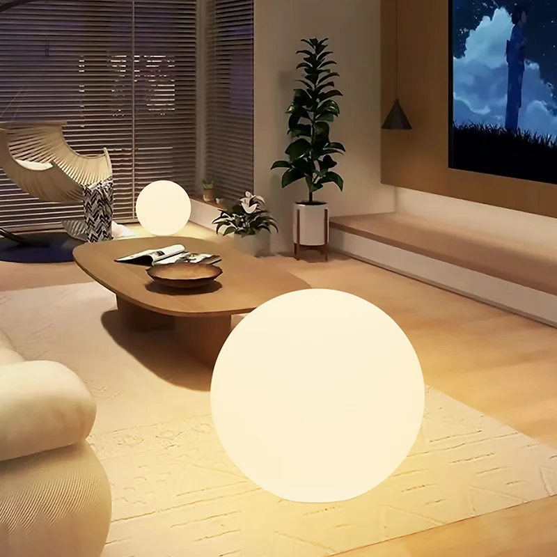 Inteligentný nábytok APLIKÁCIU ovládať loptu poschodí lampa obývacia izba podlaha lampa spálne dekorácie nočná lampa štúdia podkroví podlahový stojan 0