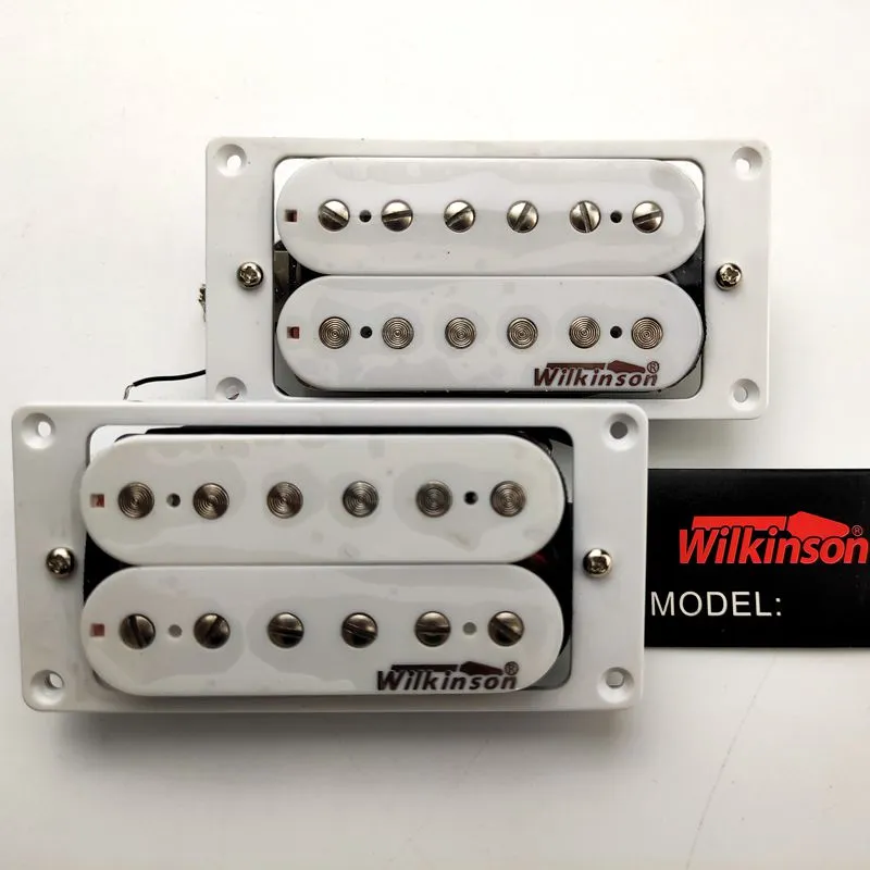 Vyrobené v KoreaNEW Wilkinson WHH(N+B) Biela Humbucker Snímač Nastaviť WHH(N+B) WVSM Gitara Pickup