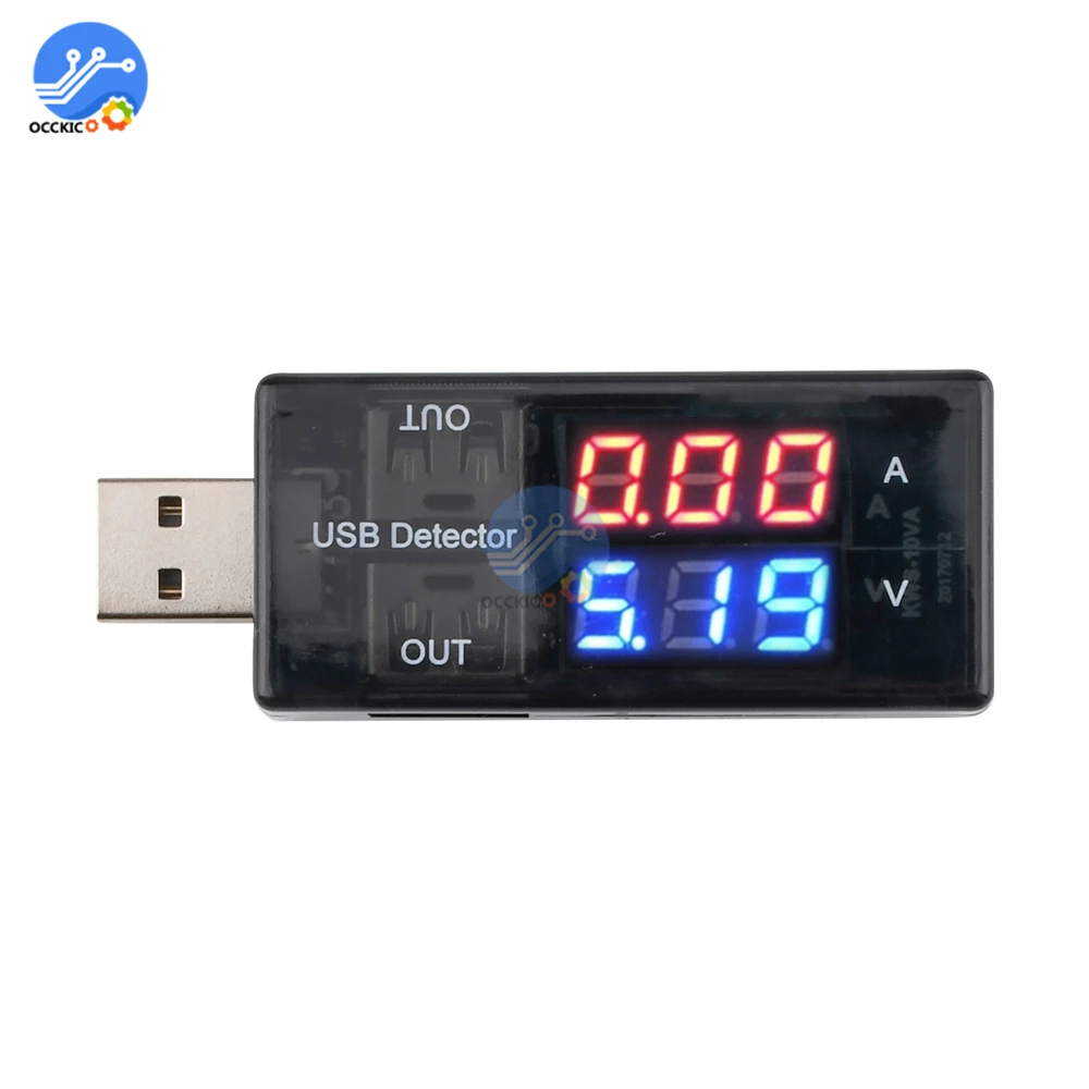 USB tester Dual USB Digitálny voltmeter amperimetro napätie prúd volt na meter ammeter detektor power bank nabíjačku indikátor