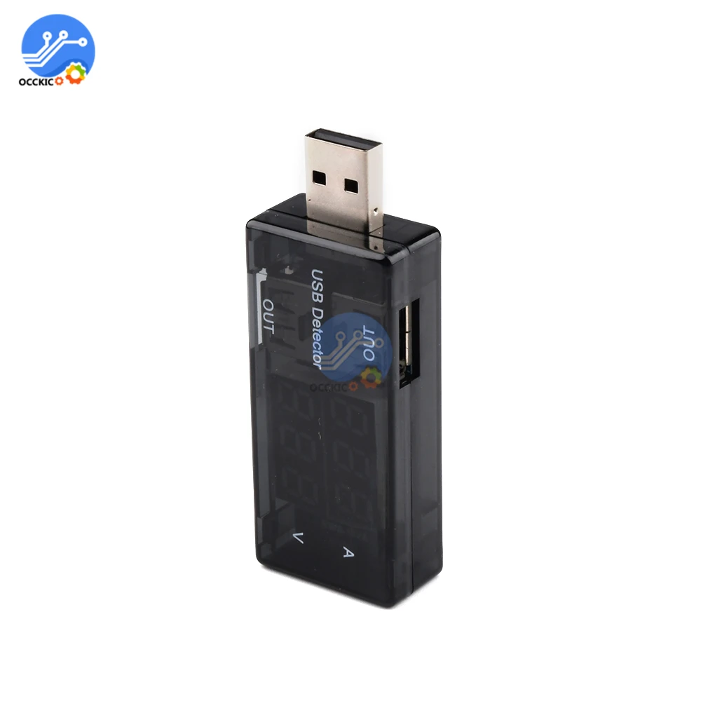 USB tester Dual USB Digitálny voltmeter amperimetro napätie prúd volt na meter ammeter detektor power bank nabíjačku indikátor 3
