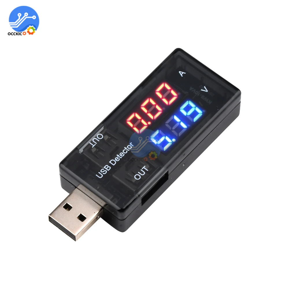 USB tester Dual USB Digitálny voltmeter amperimetro napätie prúd volt na meter ammeter detektor power bank nabíjačku indikátor 4