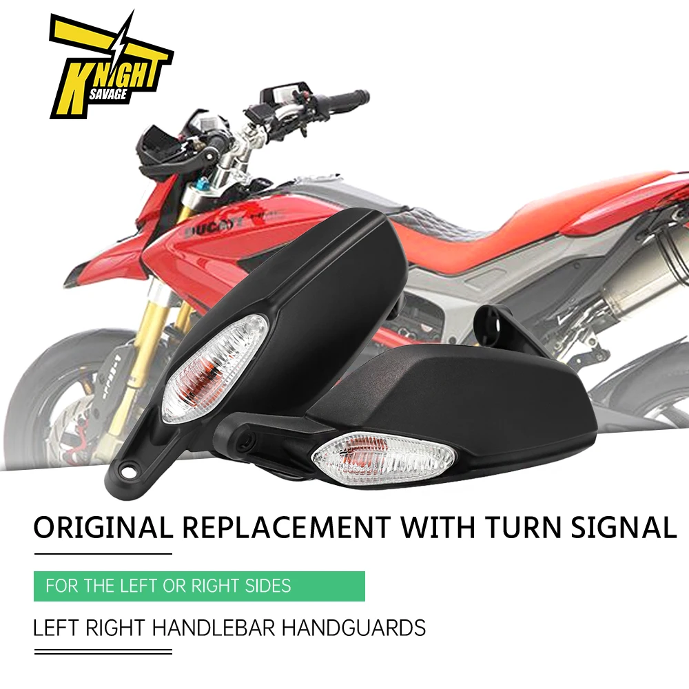 Riadidlá Handguards Pre DUCATI 821 820 Hypermotard Hypestrada Roky 2013-2015 Motocykel Chránič Ruky Stráže S Turn Signálu L a R