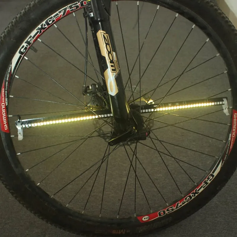 LED Svetlo Bar Plnenie Svetlo Programovateľné Platné pre Horský Bicykel Mŕtvych Lietať Kolesa Dekoratívne Svetlo Horský Bicykel Hovoril Svetlá 5
