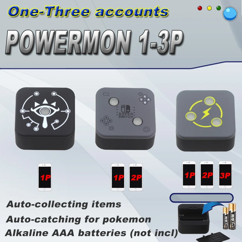 Komã © tou je 2p 1P 3P Powermon Auto Úlovok Hra Príslušenstvo Pre Powermon Go Plus pre Powermon GO Plus pre iPhone 6/pre iOS/Android 7.0 0