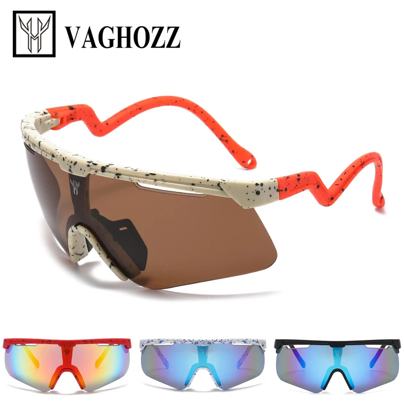 VAGHOZZ Značky Dizajnér Nové Vonkajšie Športové slnečné Okuliare Muži Male Slnečné Okuliare Ženy Okuliare UV400 Módne Okuliare