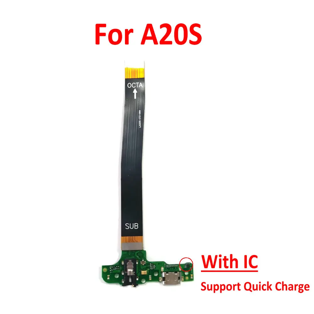 USB Nabíjací Dok Port Dosky Hlavnej Doske Flex Kábel Pre Samsung A20S A207F