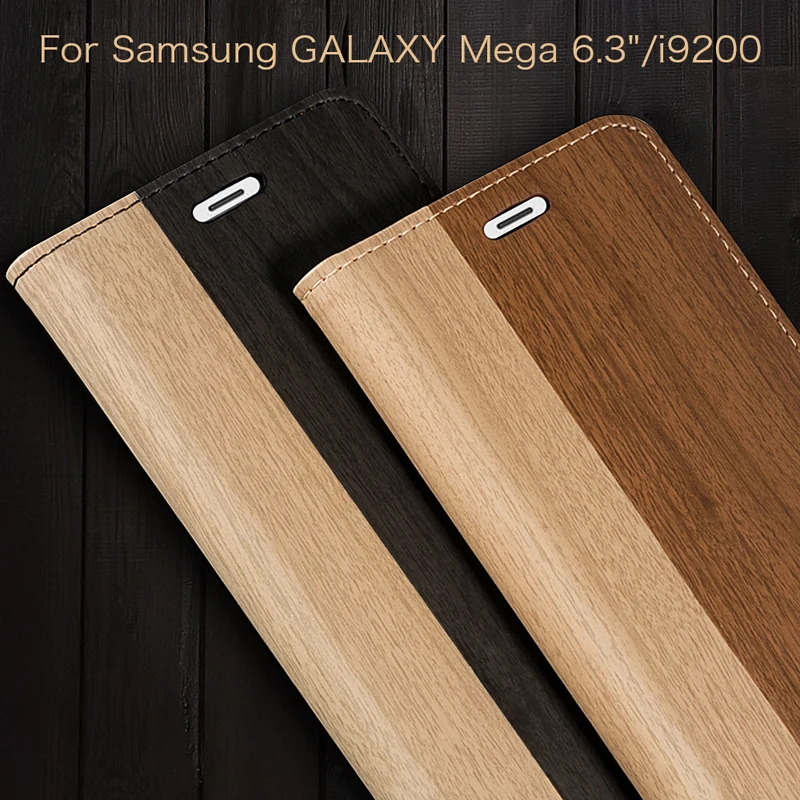 Kožené Telefón puzdro Pre Samsung Galaxy Mega 6.3