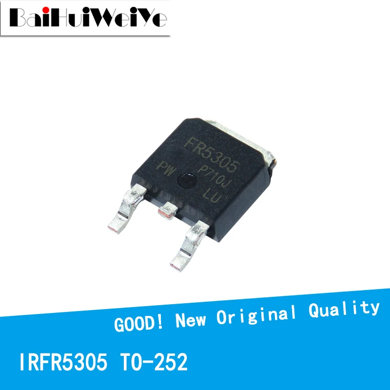 10PCS/VEĽA IRFR5305 FR5305 IRFR5305TR NA-252 SMD TO252 FET MOSFET 31A/ 55V Nové Originálne Kvalitné Chipset
