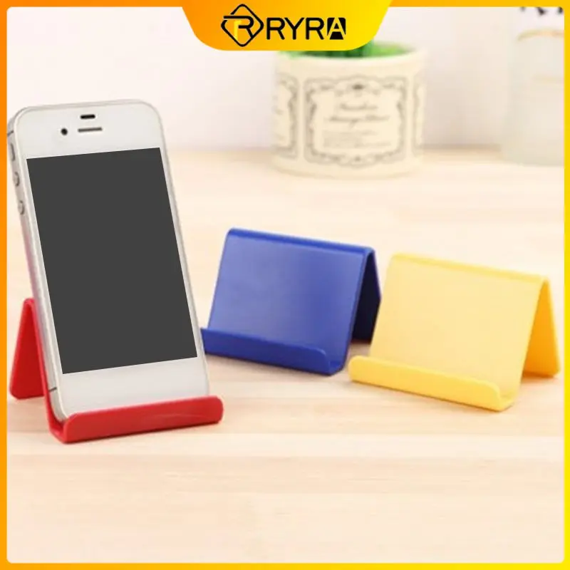 RYRA Mobilný Telefón Majiteľa stolnému Stojanu Plastové Stôl Mount Candy Farby Mini Prenosný Univerzálny Držiak na Stenu Pre Smartphone