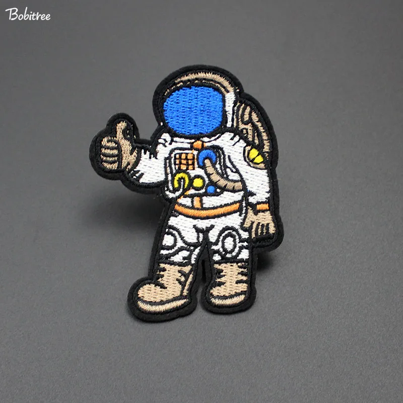 Motív Astronaut Oblečenie Škvrny Vyšívané Odznaky žehlička na Štítok Nášivka na Oblečenie Batoh DIY Patchwork