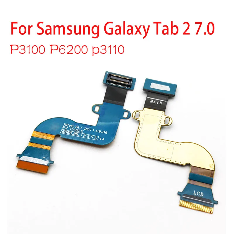 Pre Samsung Galaxy Tab 2 7.0 P3100 P6200 p3110 Doske LCD Displej, Konektor Flex Kábel, Náhradný Diel