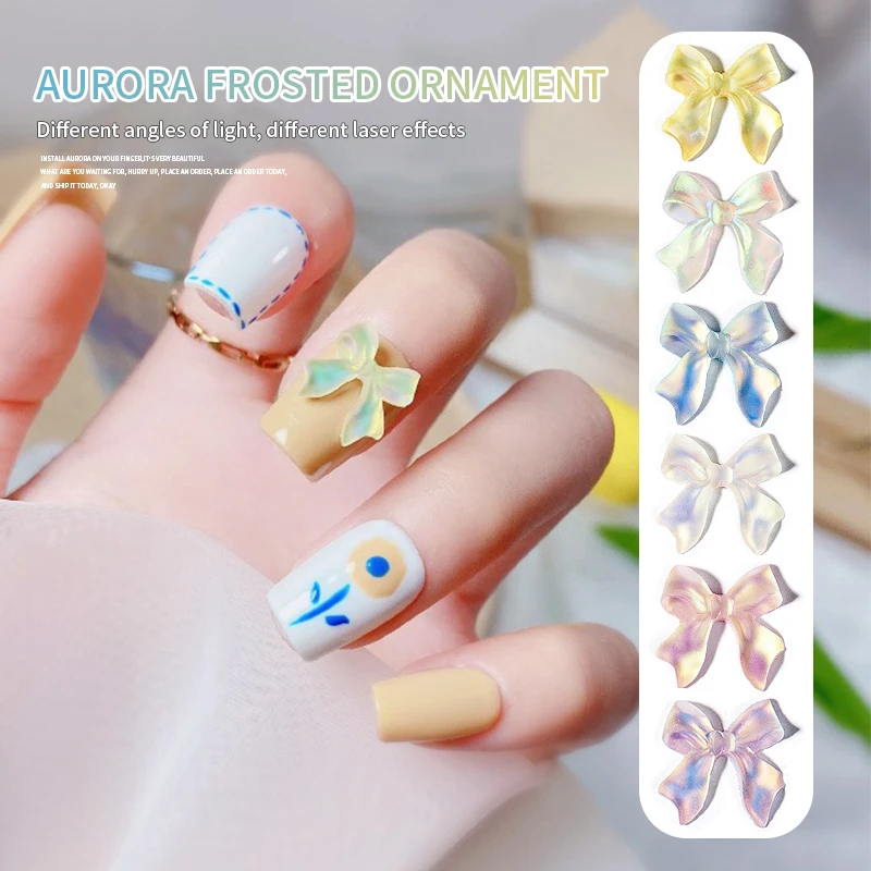 50Pcs/Taška Mix Farieb 3D Aurora Luky Nechtov Kamienkami DIY Dekorácie Nechtov Krištáľové Šperky Páska Butterfly na Manikúru Príslušenstvo 0