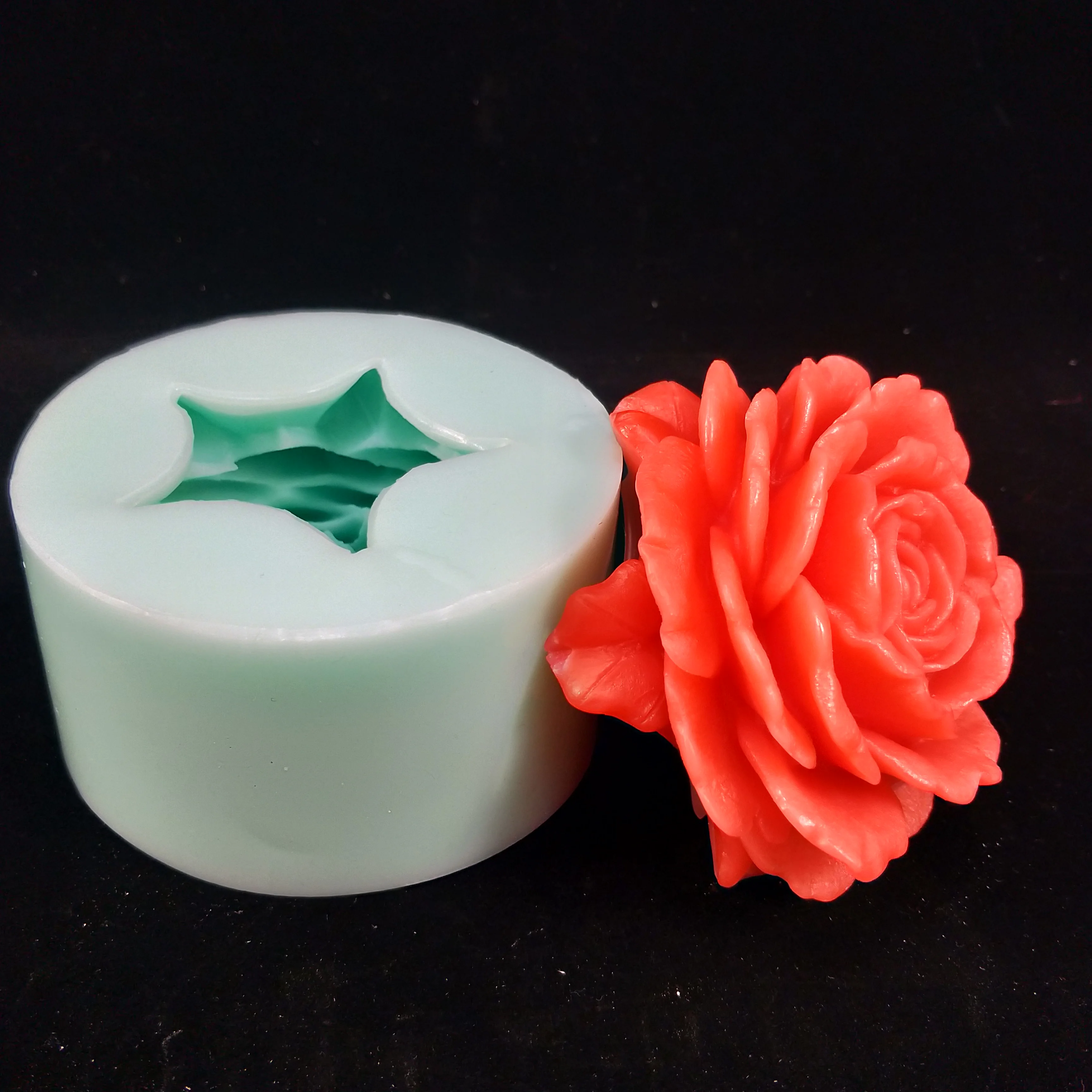 3D Ruže kvet silikónové formy na mydlo, takže DIY fondant cake decoration formy ručné silikónové rose formy HC0189