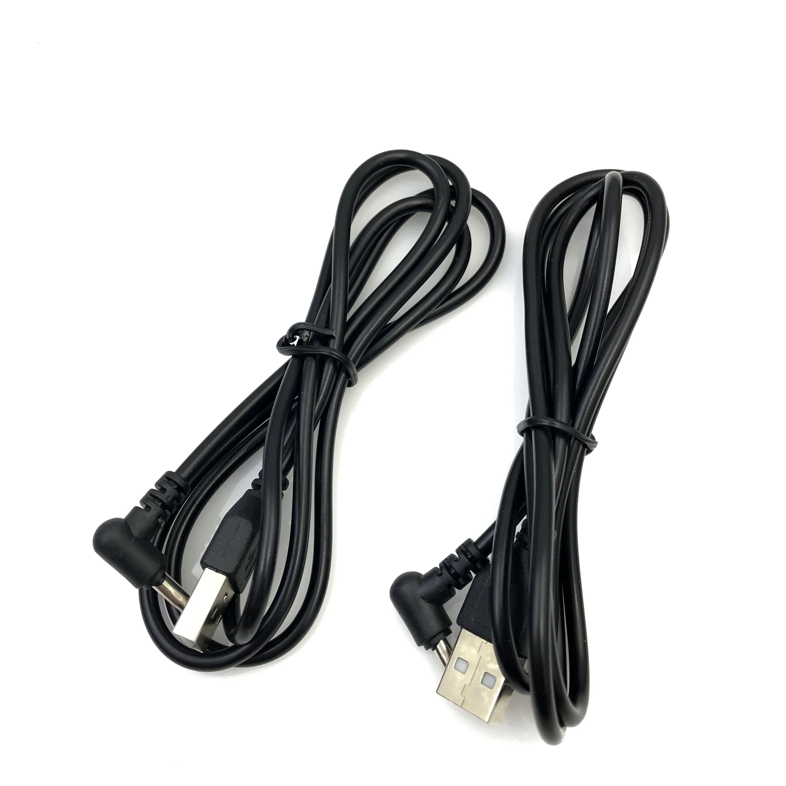 Zadajte Male USB Obrátiť na JEDNOSMERNÝ prúd Samec Konektor Jack Adaptér 90 Stupňov Muž 3,5 mm x 1.35 mm Power Converter Kábel, Kábel USB na 3,5*1.35 1