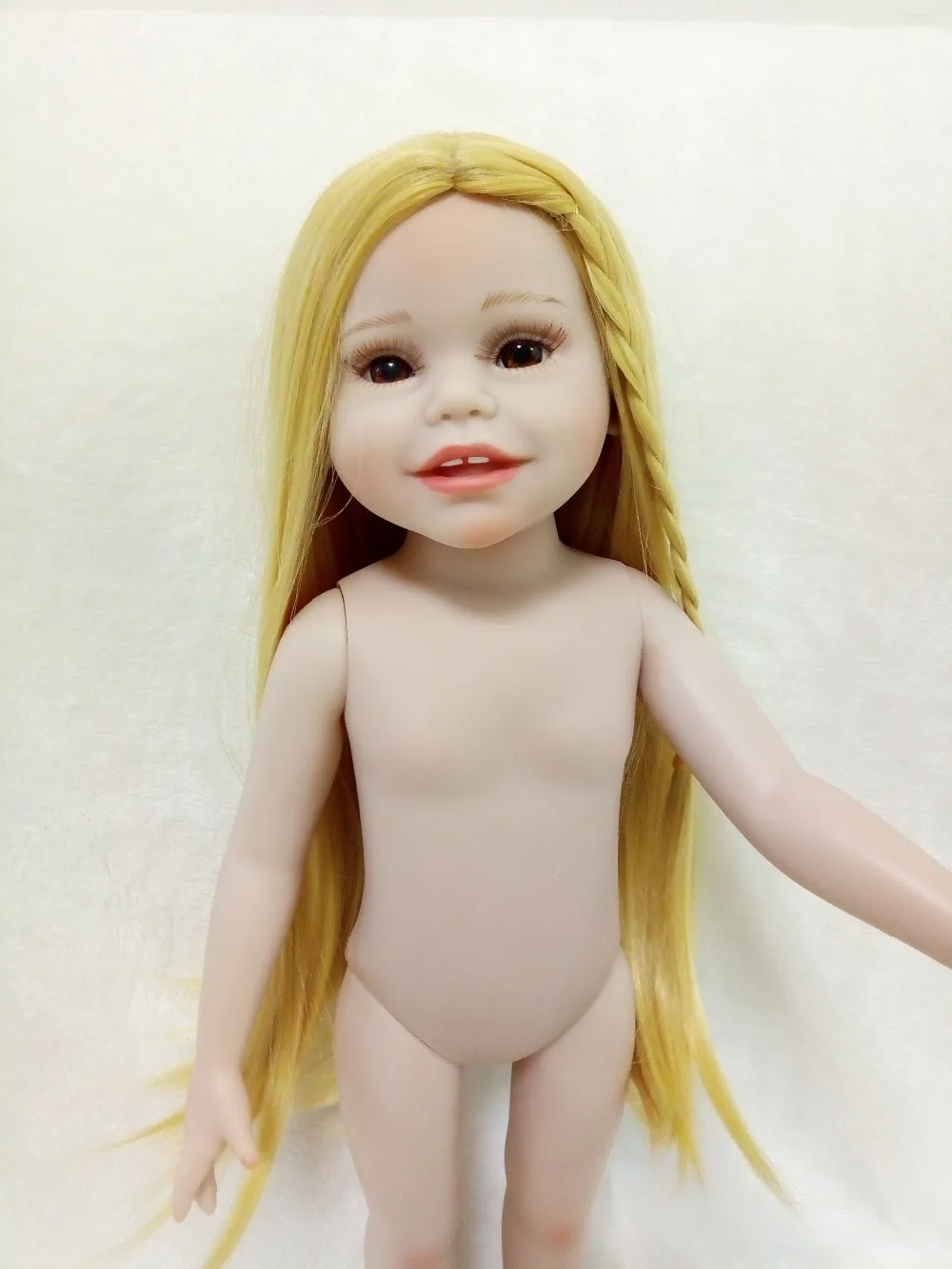 45 cm silikónový vinyl Americký reborn baby doll hračky pre deti 18-palcové bebe nažive dievčatá bábiky juguetes boneca brinquedos poupee 0