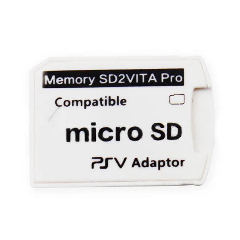 Veľkoobchod Biela Pamäť TF Karty Hra Karty Micro SD Card Reader Pre PSP Verzia 6.0 SD2VITA Pre PS Vita PSV 1000/2000 Adaptér