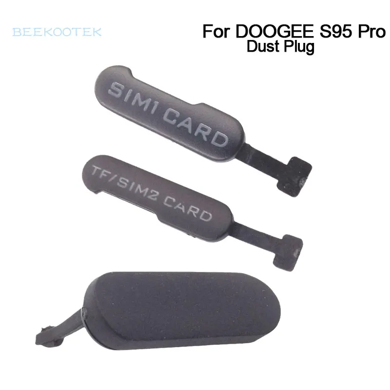 Pôvodné Doogee S95 Pro Prachu Konektor USB Mobil TF SIM 2 Prachu Plug SIM 1 Prachu Plug Náhradné Príslušenstvo Pre DOOGEE S95 Telefón