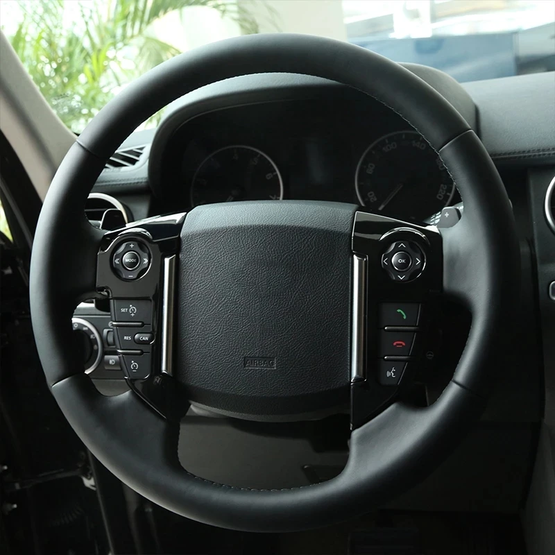 ABS bright black na Land Rover Discovery 4 LR4 2010-2016 vnútorné A Vonkajšie Dekoratívne Samolepky Trim Auto Príslušenstvo 4