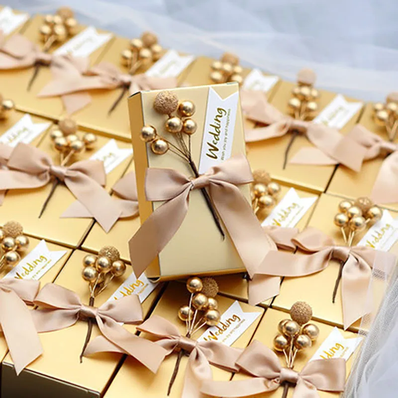 50pcs Európskej Svadobné Prospech Candy Box Balenie Darčeka Narodeninovej Party Darčekové Krabice Papierové Tašky Podujatia, Party Dekorácie Dodávky