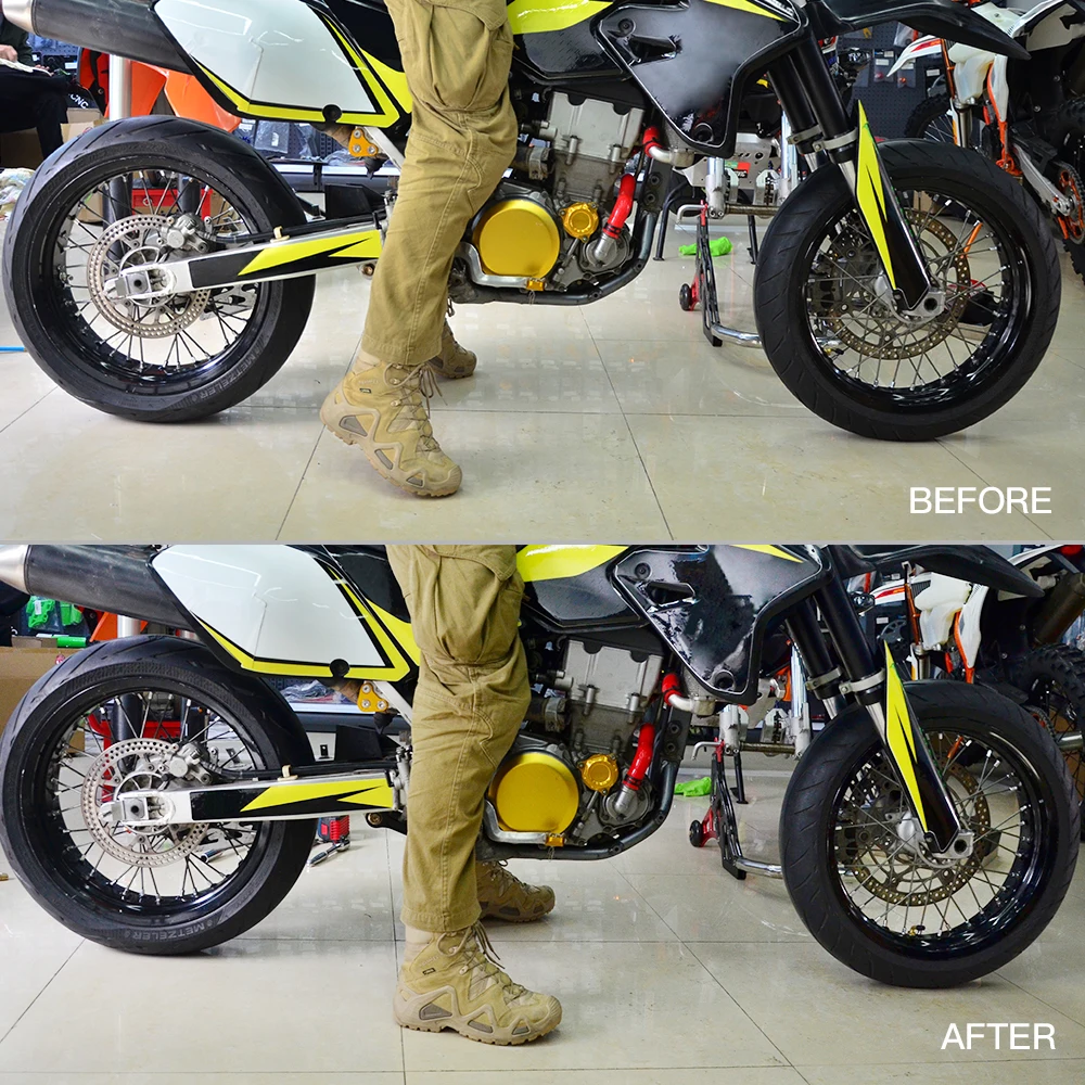 Motocykel Prepojenie Zníženie Odkaz Odkazy Kit 7 cm pre Suzuki DRZ400 Pre Kawasaki KLX400 DRZ KLX 400 2000-2019 2018 2017 2016 2015 5
