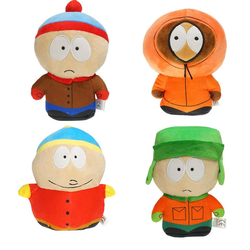 NOVÝ Juh Parkov Plyšové Hračky Stan Kyle Kenny Cartoon Cartman Plnené Bábika Mäkké Roztomilé Deti Narodeniny Educationl Dary