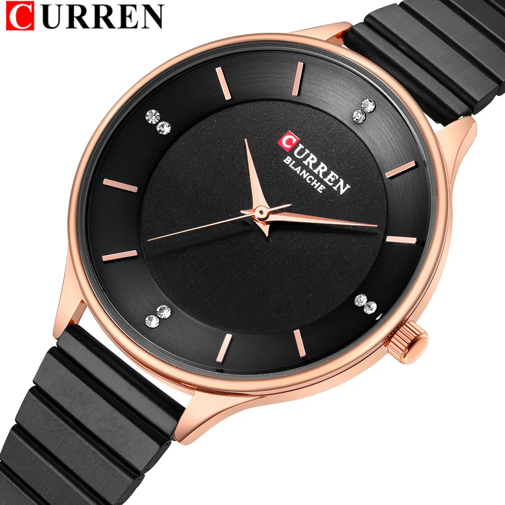 Top Značky CURREN Ženy Dámske Hodinky Japonské Luxusné Náramkové hodinky Quartz Ultra-tenké Módne Vodotesné Hodinky Hodiny Reloj Mujer 0