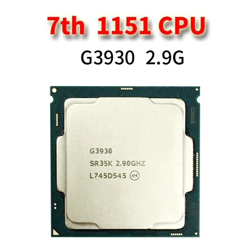G3930 LGA CPU 1151 Procesor 2.9 Ghz Dual-Core Dual-Niť CPU Procesor 2M 51W Pre Celeron 1