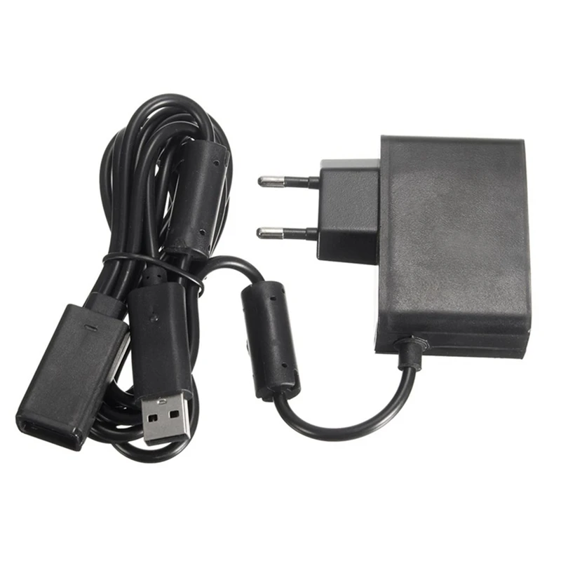 Nový 110-240V AC Adaptér Napájací Kábel USB Konvertor Kábel 2 V 1 Napájací Adaptér Pre 360 Kinect Senzor EÚ Plug