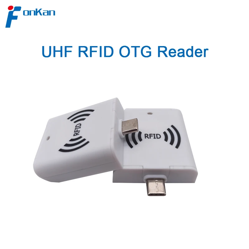 Drobná Veľkosť UHF RFID Reader Spisovateľ OTG Android Typ-c Rozhranie Ručný mobilný Telefón Štítku Menovky, Čítačka Kariet S APK A SDK 0