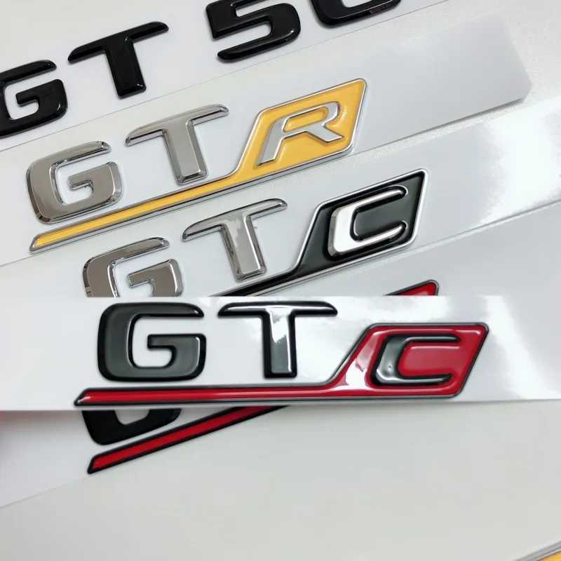3D ABS Zadný Kufor Kotúča, Znak, Odznak Nálepky Na Mercedes AMG GT-R S C GTR GTS GT50 GT43 GT53 GT63S W190 W251 Auto Príslušenstvo 1