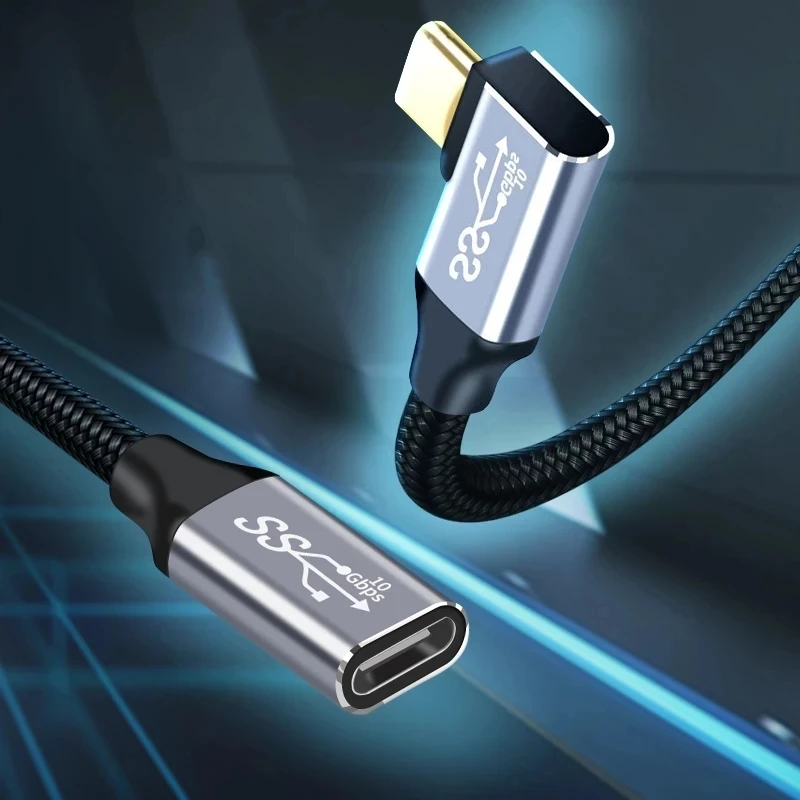 USB-C Samica na USB 3.1 Muž Kábel, Adaptér Pre Samsung S21 Typ-C Converter pre MacBook Pro Huawei P50 P40 Lite Xiao OTG Drôt 1