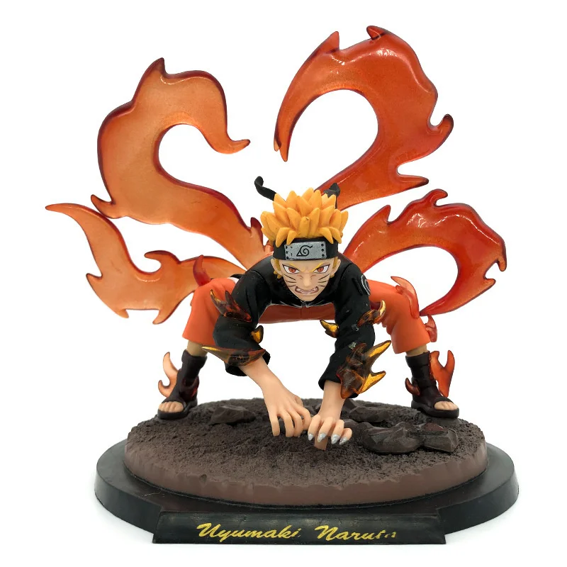 Naruto Shippuden Bitka Blázon Naruto Údaje Výstroj 4 Chvost Anime Model GK Akcie Obrázok Kurama Figma Socha Zberateľskú Hračka