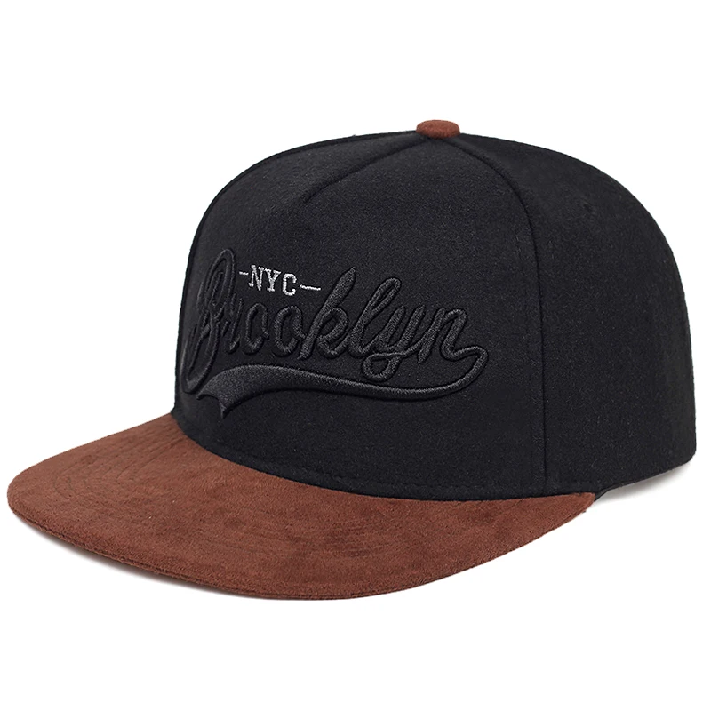 Nové BROOKLYN list výšivky šiltovku módne hip-hop príliv čiapky mužov a žien univerzálny plochý klobúk outdoorové športy slnko klobúky 0