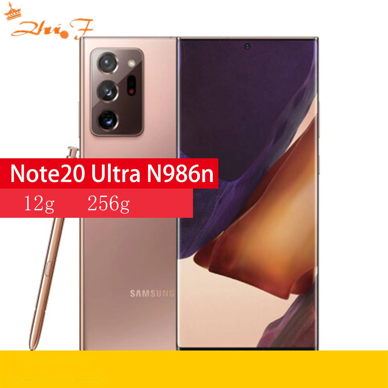 Samsung Galaxy Note20 Ultra 5G N986N 256 GB ROM, 12 GB RAM Jednej SIM Pôvodné telefón