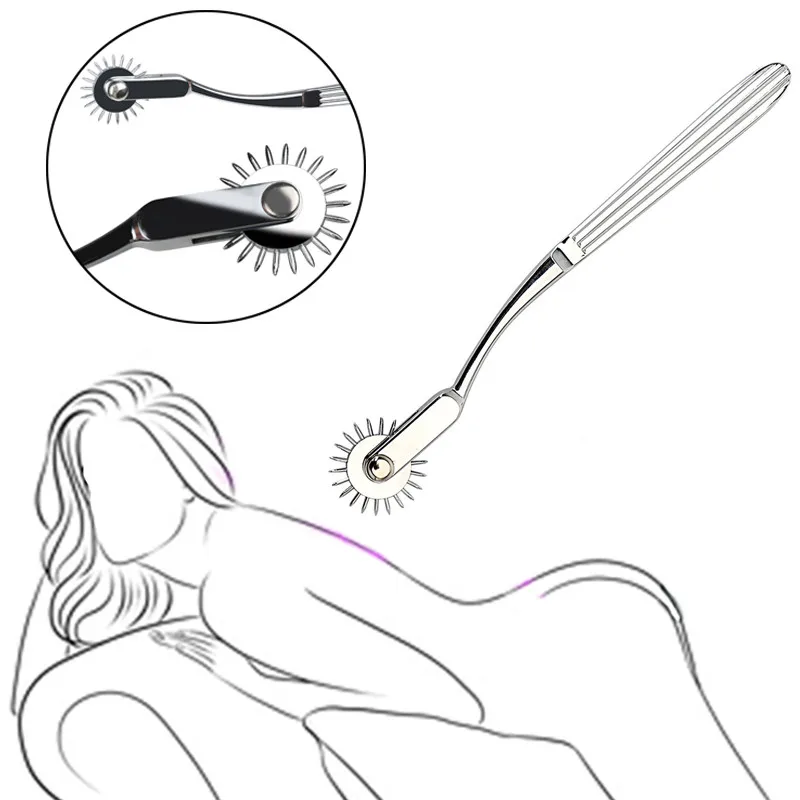 Sex Navi Pin Kolesa Bradavky Prsníka Klitorisu Jazyk Tela Stimulátor pre Dospelých Hry, Sex Hračky pre Páry BDSM Slave Fetish Sex Shop